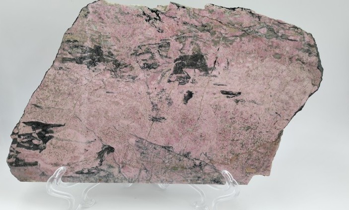 Родонит пластина полированная