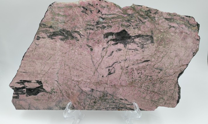 Родонит пластина полированная