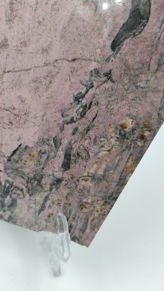 Родонит пластина полированная