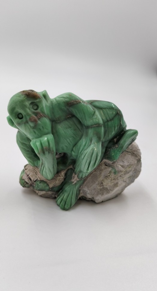 Обезьяна. Варисцит на породе