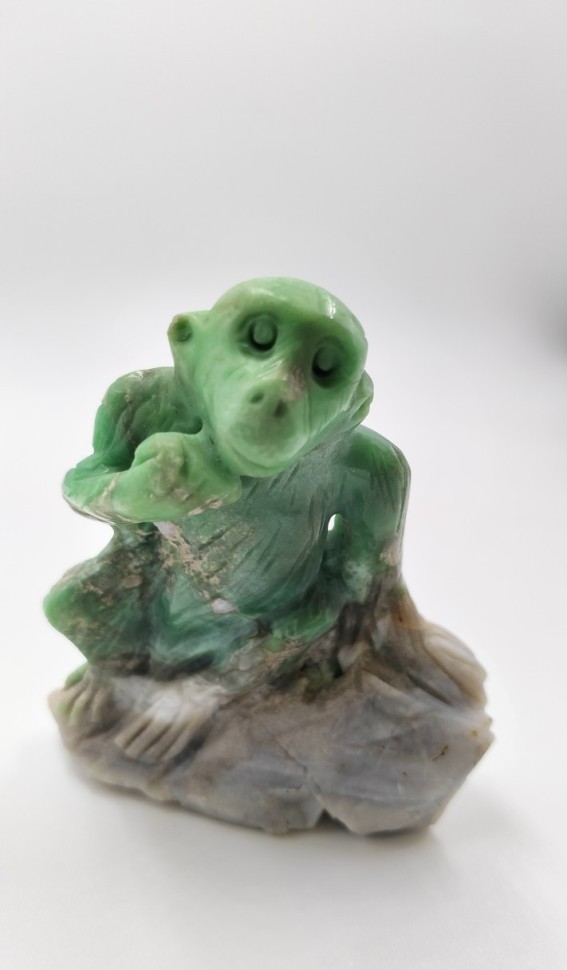 Обезьяна. Варисцит на породе