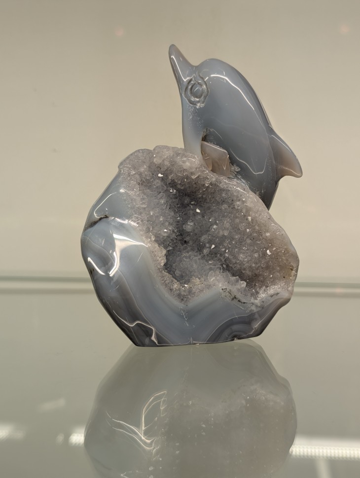 Дельфин -  агат дендритовый