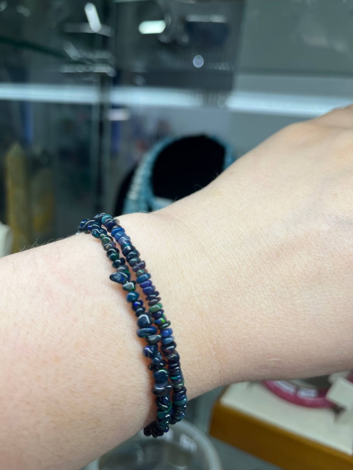 Опал черный крошка