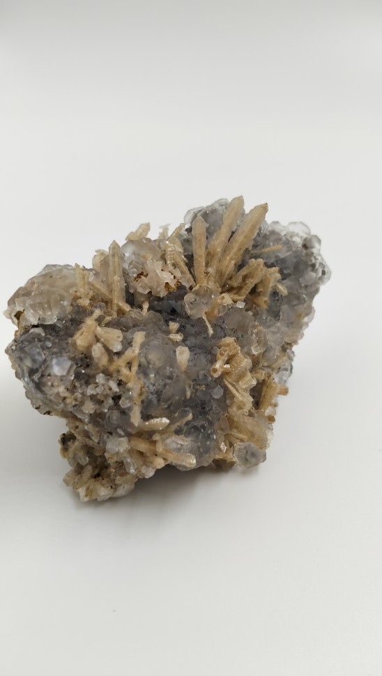 Флюорит, кварц, кальцит