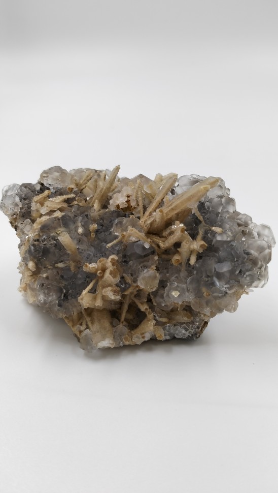 Флюорит, кварц, кальцит