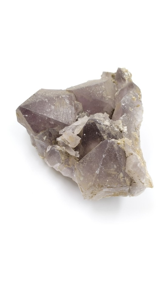 Сросток кристаллов аметиста, кальцит