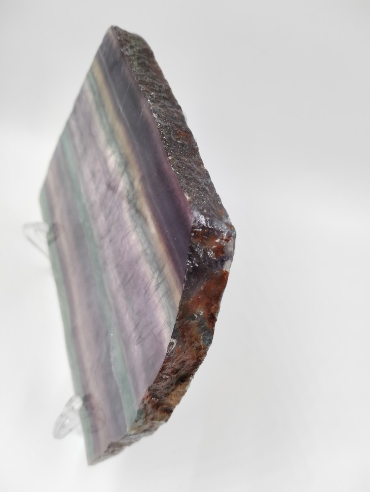 Флюорит пластина полированная