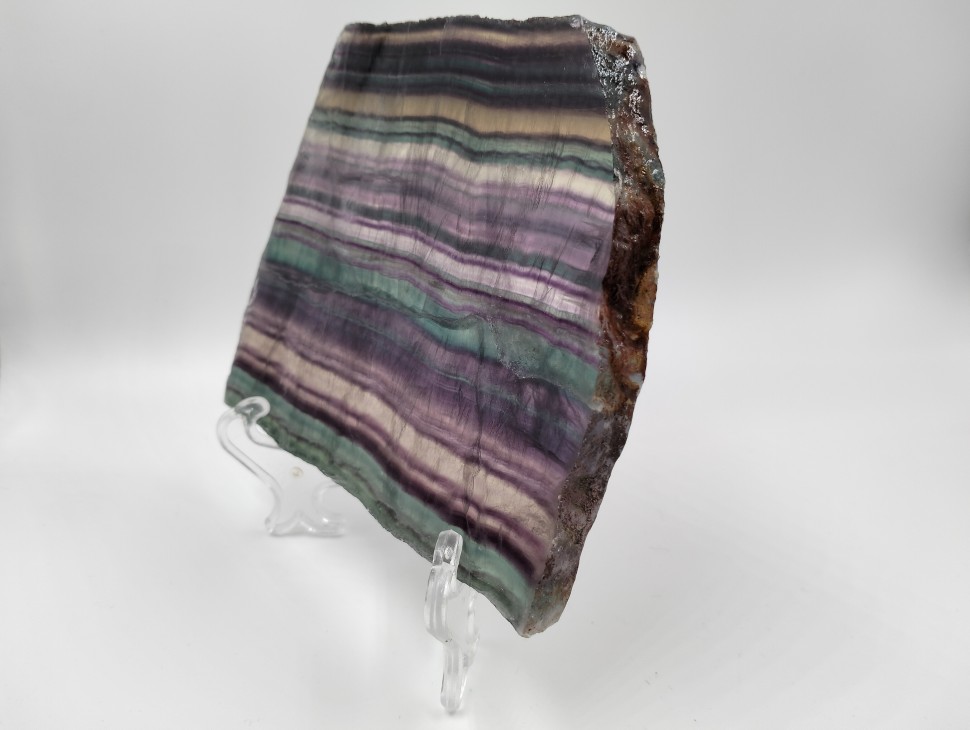 Флюорит пластина полированная