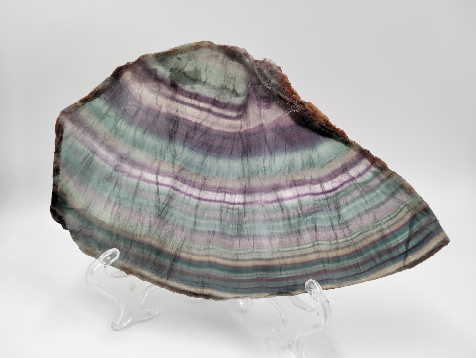 Флюорит пластина полированная