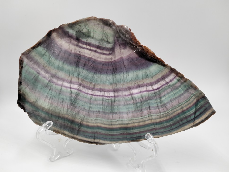 Флюорит пластина полированная