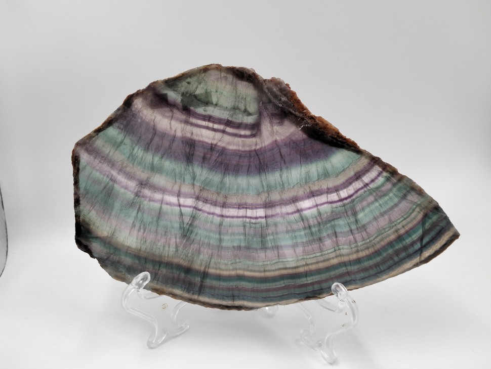 Флюорит пластина полированная