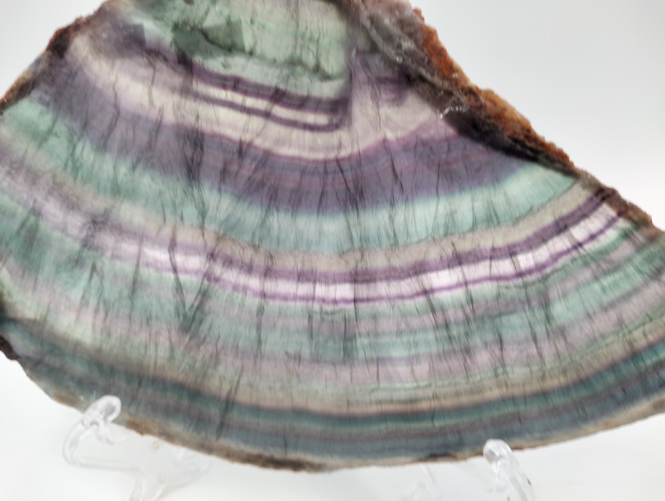 Флюорит пластина полированная