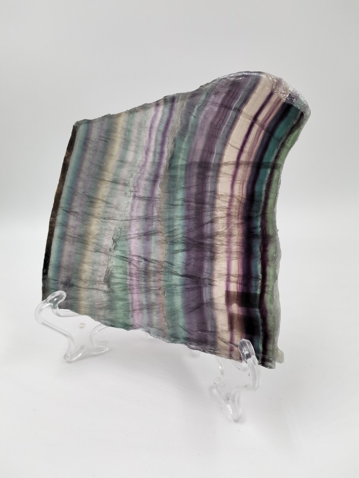 Флюорит пластина полированная