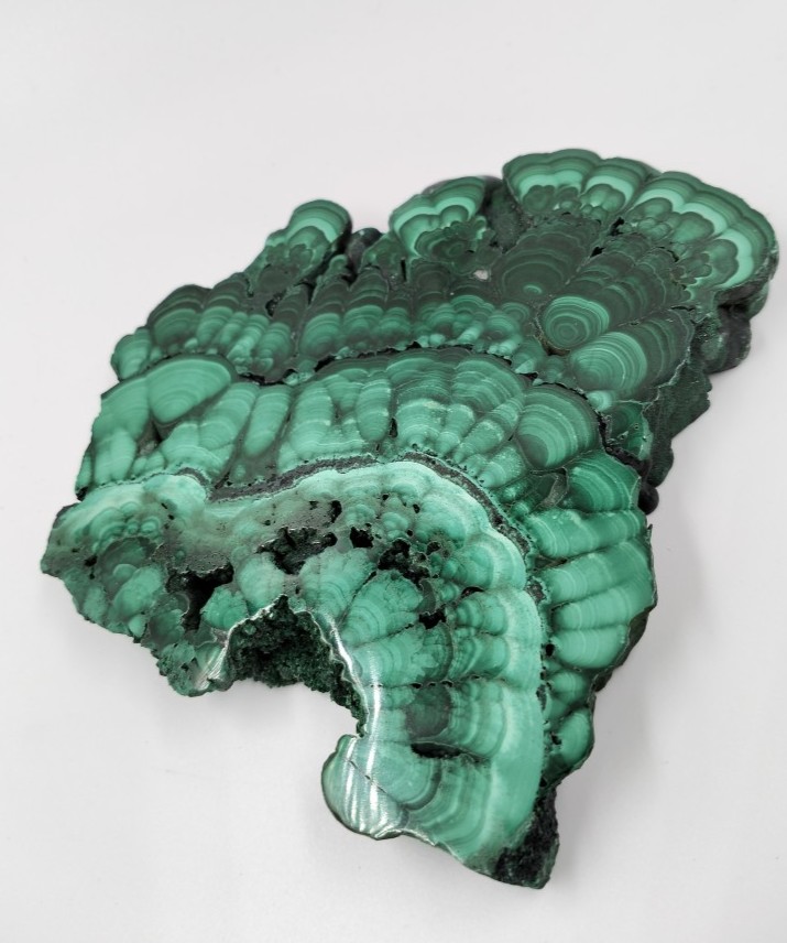 Малахит пластина полированная