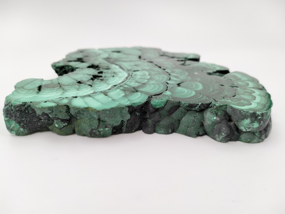 Малахит пластина полированная