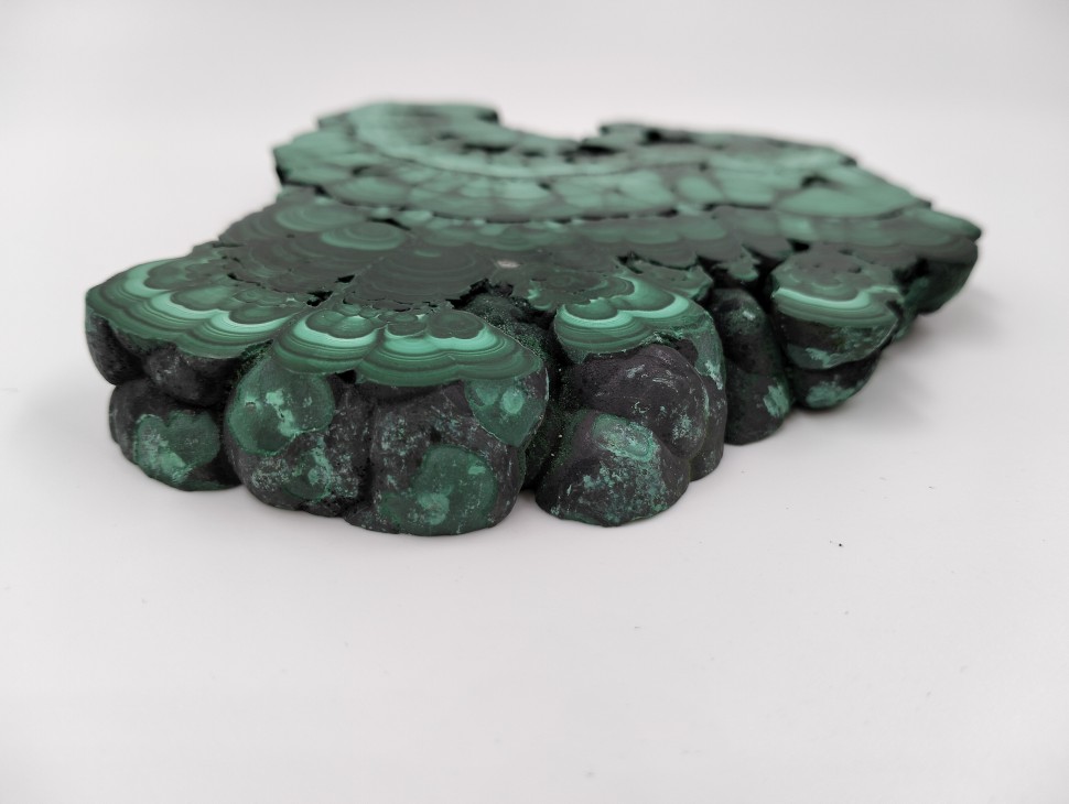 Малахит пластина полированная