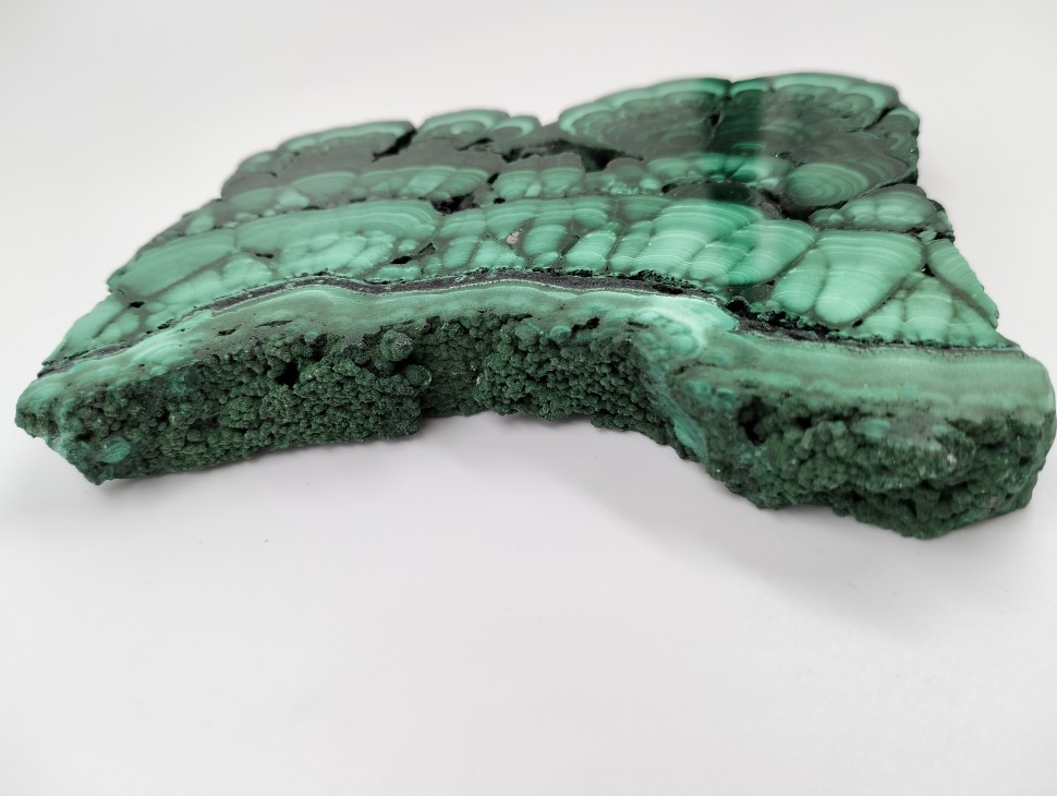 Малахит пластина полированная
