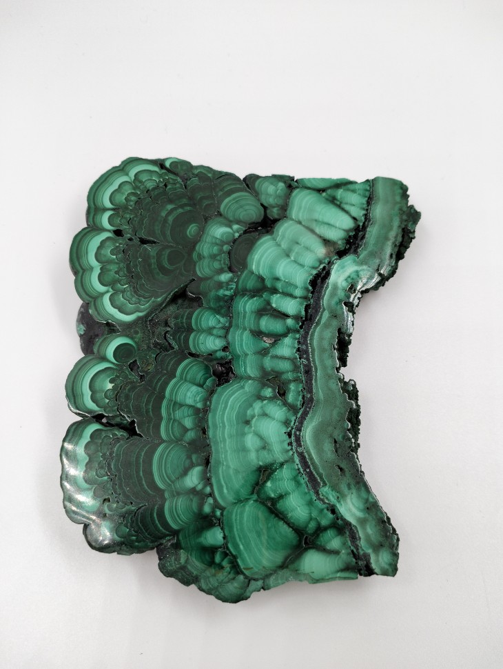 Малахит пластина полированная