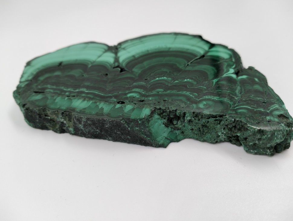 Малахит пластина полированная